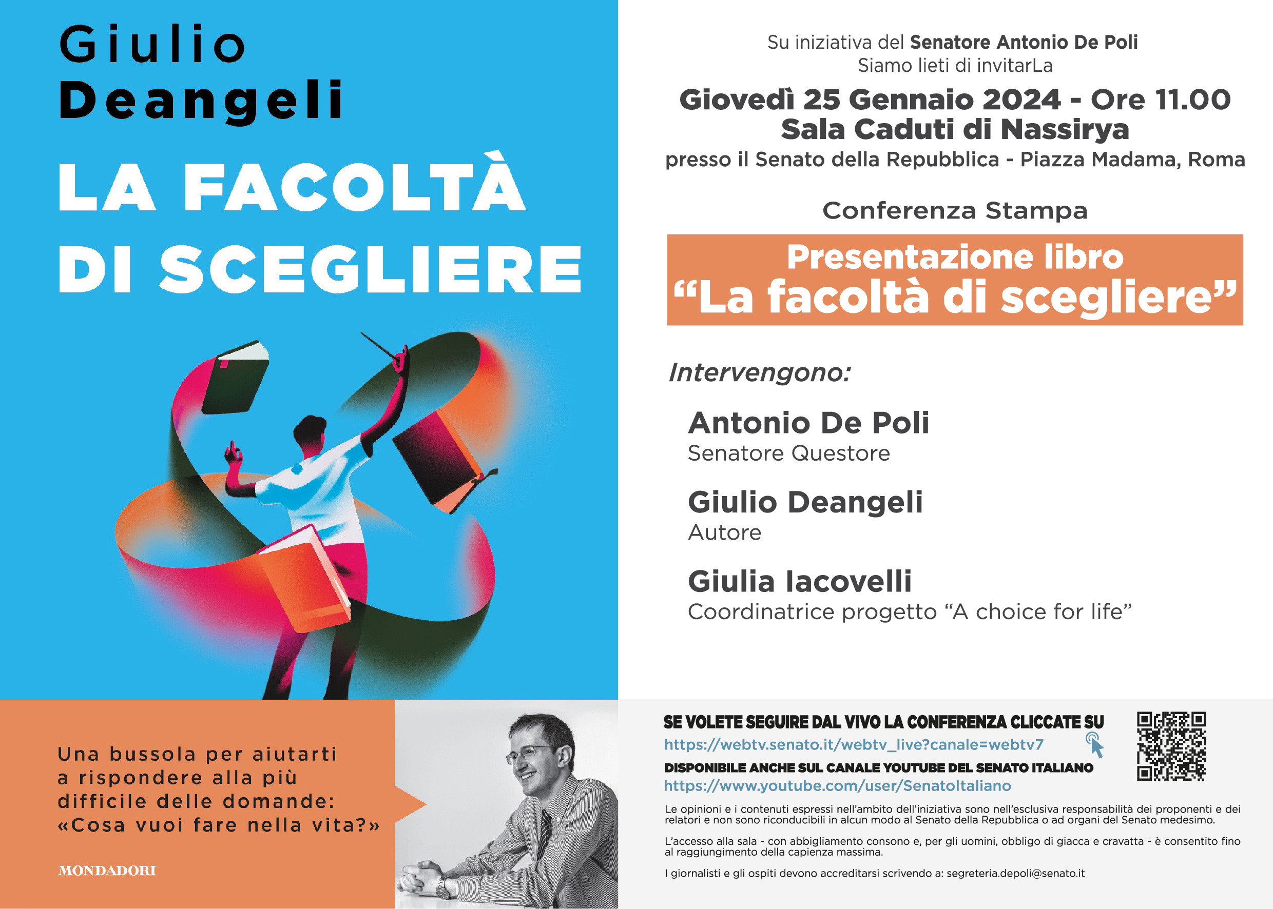Locandina LA FACOLTA DI SCEGLIERE